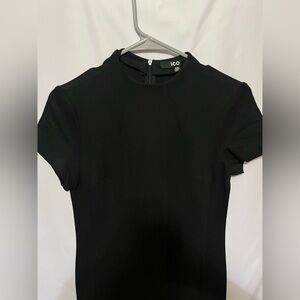 Black Short Sleeve Dress